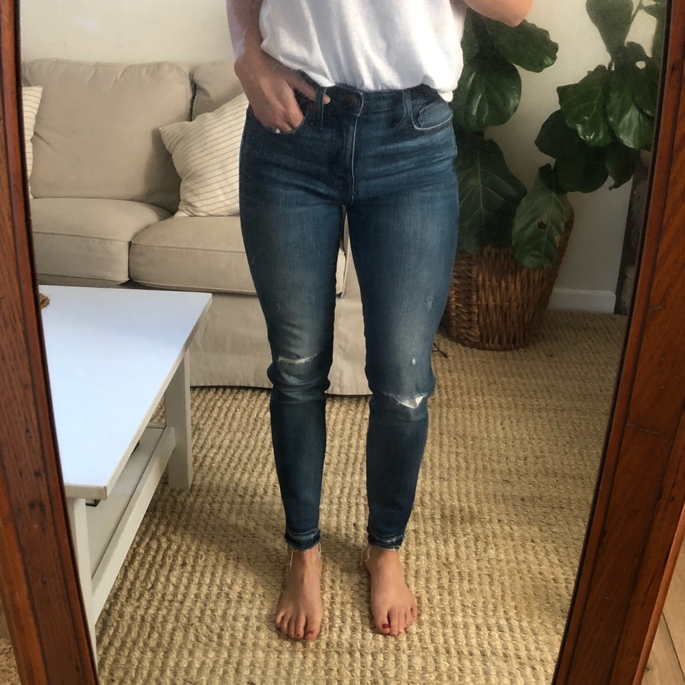 Madewell 9in High Rise Skinnies